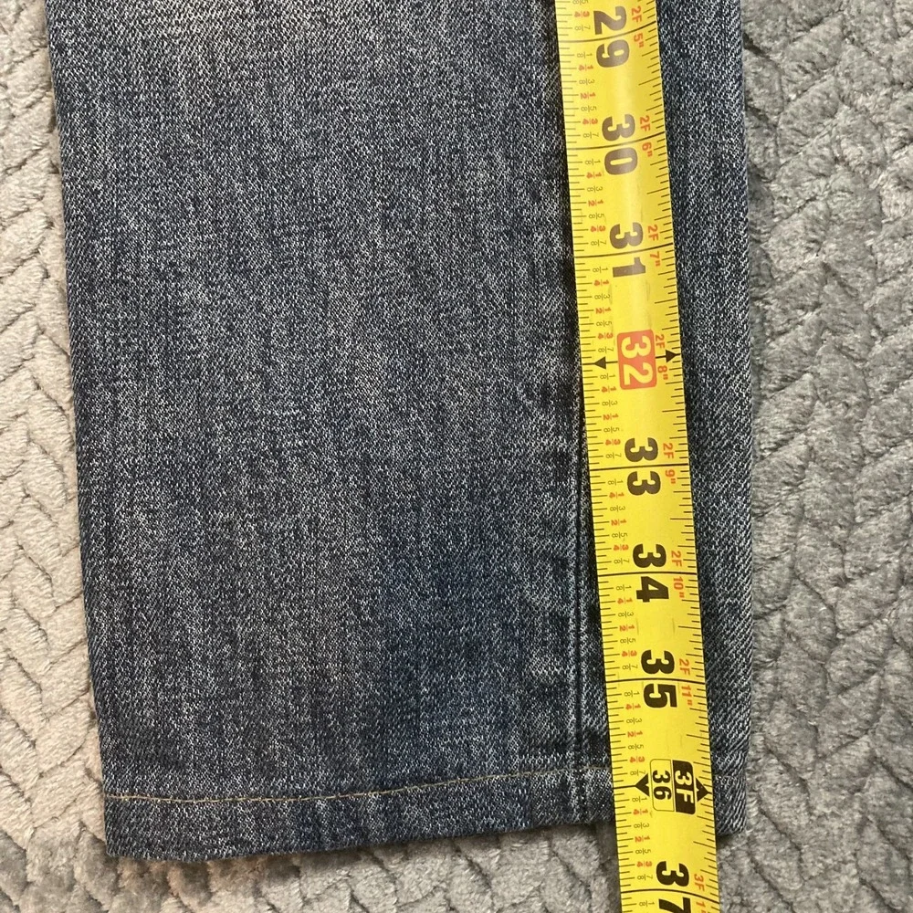 AllSaints Jeans Mens 30 Iggy Fit Blue Medium Wash Button Fly EUC